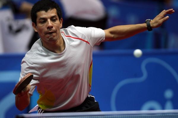 Omar Flores (en la foto), Héctor Gatica, Kavin Montufar y José Ramírez, se llevaron el bronce en tenis de mesa. (Foto Prensa Libre: Archivo)<br _mce_bogus="1"/>