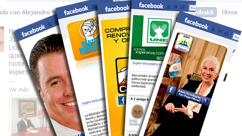 Campaña política en redes sociales. (Foto Prensa Libre: Archivo)