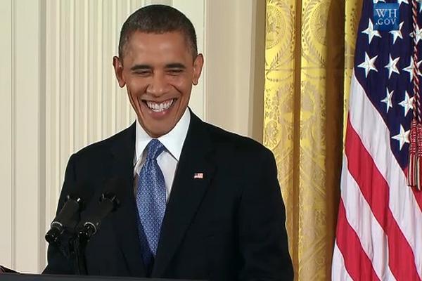 Presidente Barack Obama durante su primera conferencia de prensa luego de ser reelecto. (Foto: Casa Blanca)