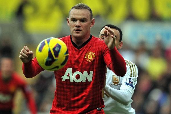 Wayne Rooney,  uno de los líderes del Manchester United, abren el Boxing Day, en la Liga Premier inglesa. (Foto Prensa Libre: AFP)