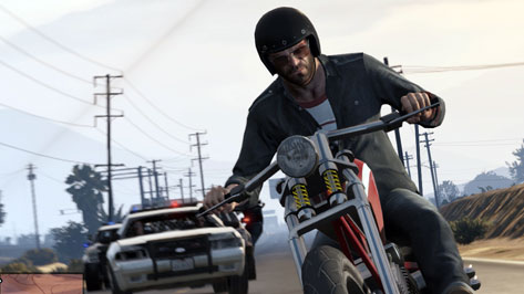 El videojuego Grand Theft Auto V llega con un inmenso universo interactivo y narrativo. (Foto Prensa Libre: AP)