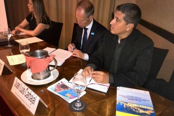 Represntantes de la Pastoral de Movilidad Humana. (Foto Prensa Libre: Esbin García)