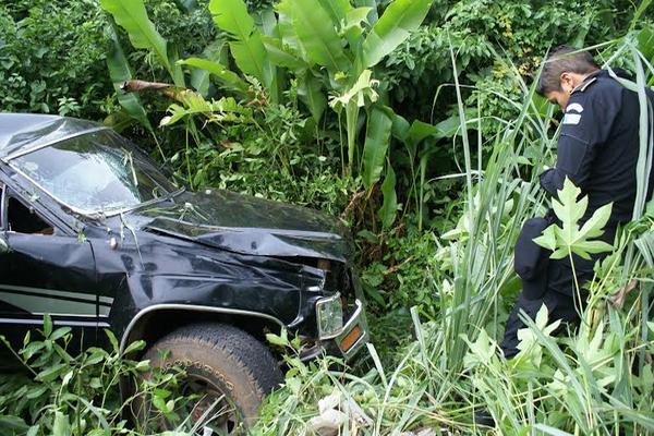 Desperfercto mecánicos habria sido la causa del accidente en Retalhuleu. (Foto Prensa Libre: Rolando Miranda)<br _mce_bogus="1"/>