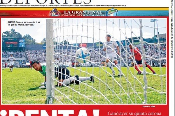La gesta histórica escarlata aún no ha podido ser igualada (Foto Prensa Libre: Hemeroteca PL)