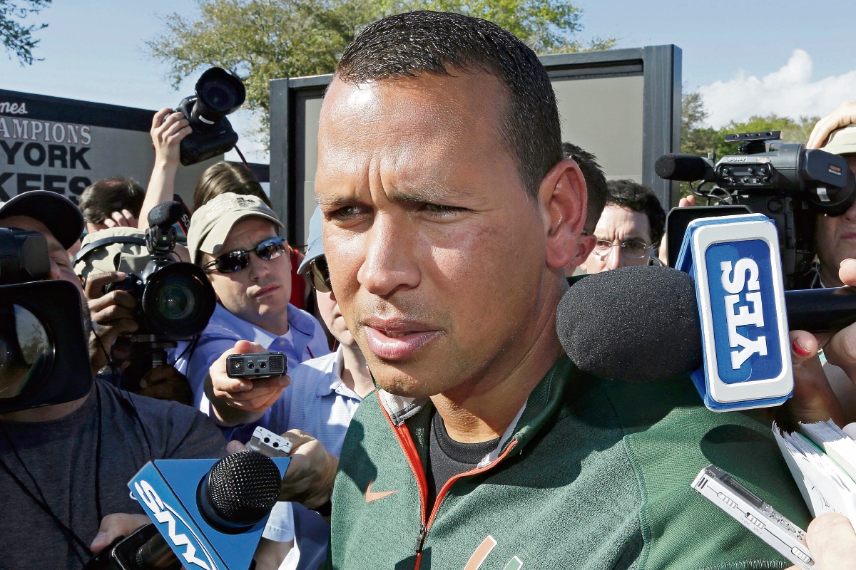 Alex Rodríguez vuelve a los Yanquis de Nueva York. (Foto Prensa Libre: AP)