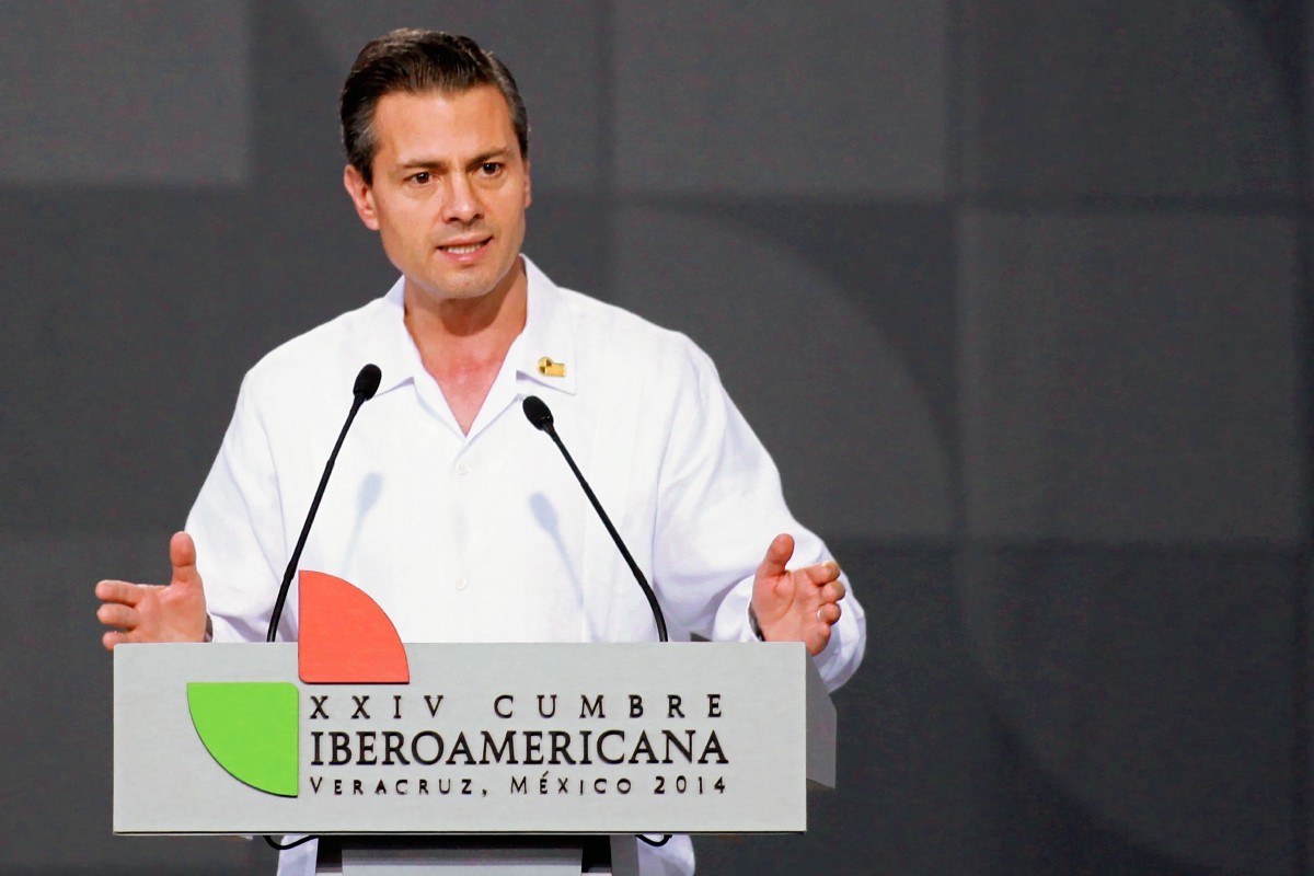 Enrique Peña Nieto, mandatario mexicano.(Foto Prensa Libre: AP)
