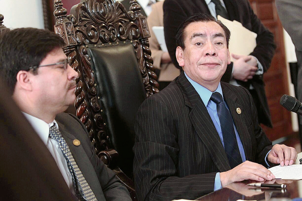 Presidente de la CSJ informó que aún queda un antejuicio contra magistrados del TSE por resolver. (Foto Prensa Libre: Alvaro Interiano)