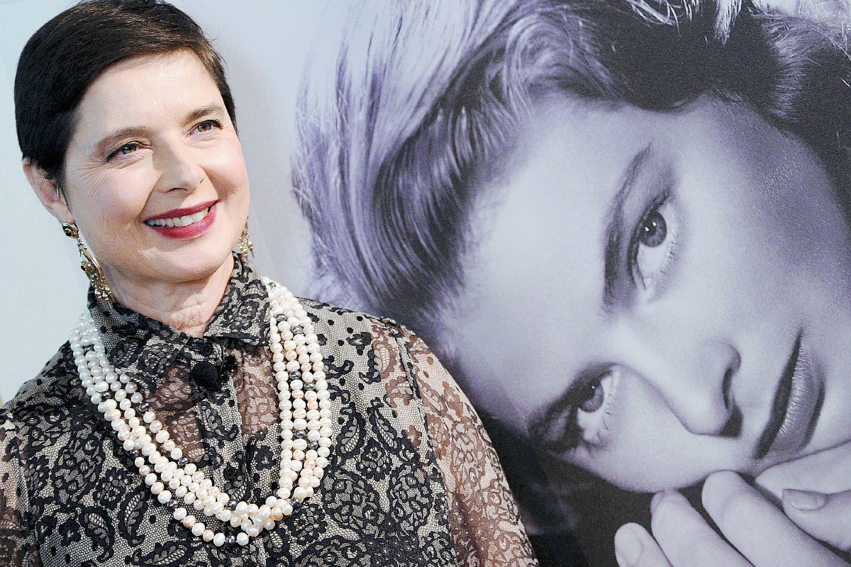 La actriz italiana Isabella Rossellini es hija del director Roberto Rossellini y sw la actriz Ingrid Bergman. (Foto Prensa Libre EFE)