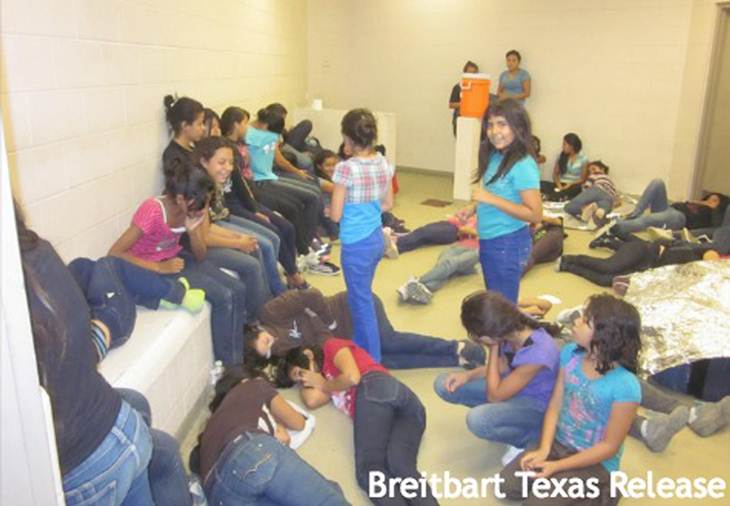 (Foto de archivo). Los migrantes al ser detenidos se enfrentan a situaciones deplorables. (Foto: The Breitbart Release).