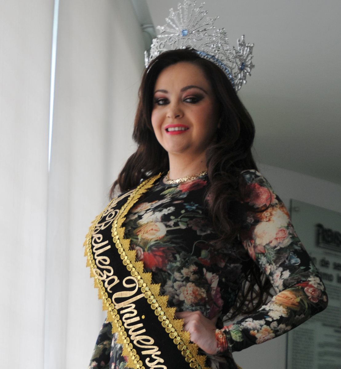 Saraí Rodríguez se prepara para cumplir con la agenda como reina internacional. (Foto Prensa Libre: Ángel Elías)