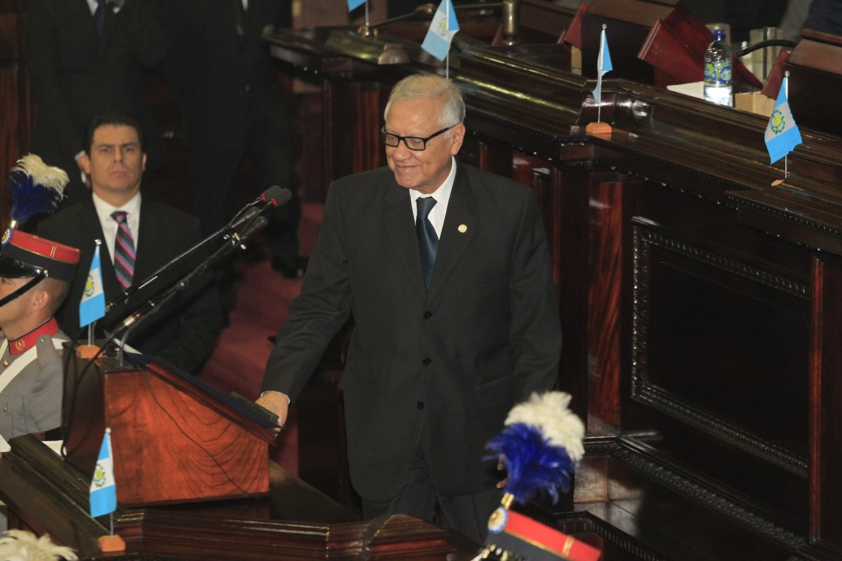 El estado de salud del presidente Alejandro Maldonado Aguirre se estable. (Foto Prensa Libre: Hemeroteca PL)