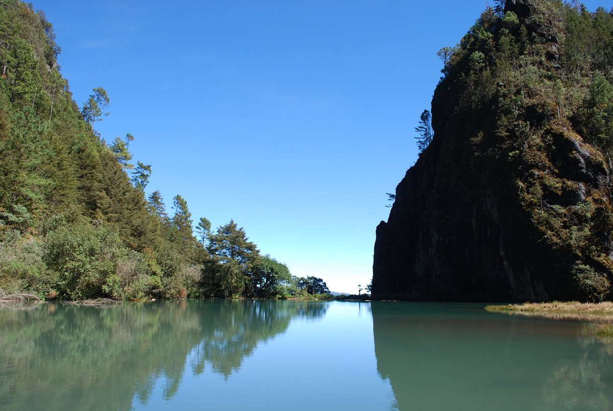 Laguna Magdalena, Huehuetenango. (Foto Prensa Libre: Mike Castillo)