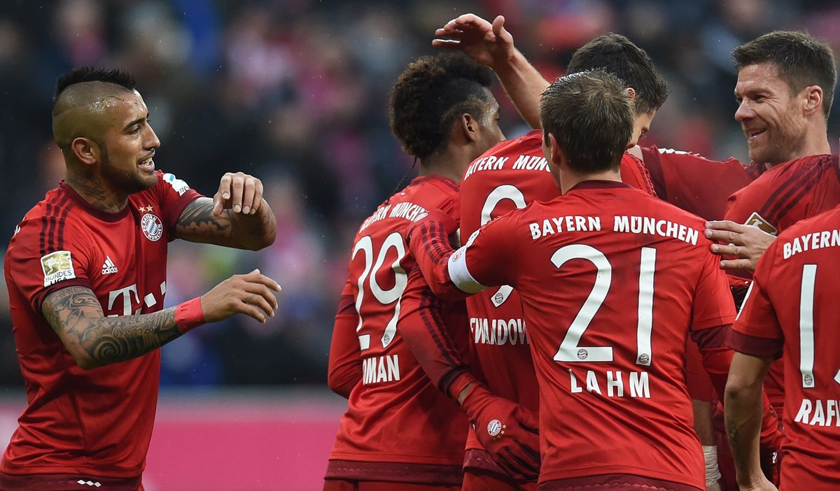 El Bayern Múnich consiguió un triunfo importante en la Bundesliga. (Foto Prensa Libre: AFP)