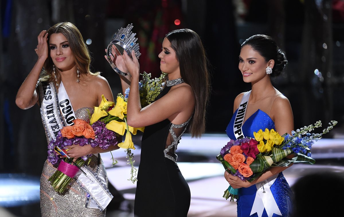 Error en el anuncio de la ganadora de Miss Universo ha causado polémica. (Foto Prensa Libre: AFP)
