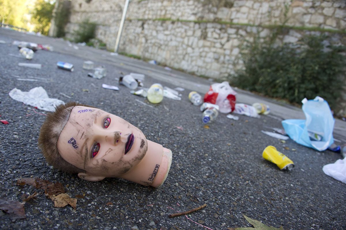 Imagen fechada en el 2012 que muestra el área cercana donde murieron cinco jóvenes. (Foto Prensa Libre: AFP).