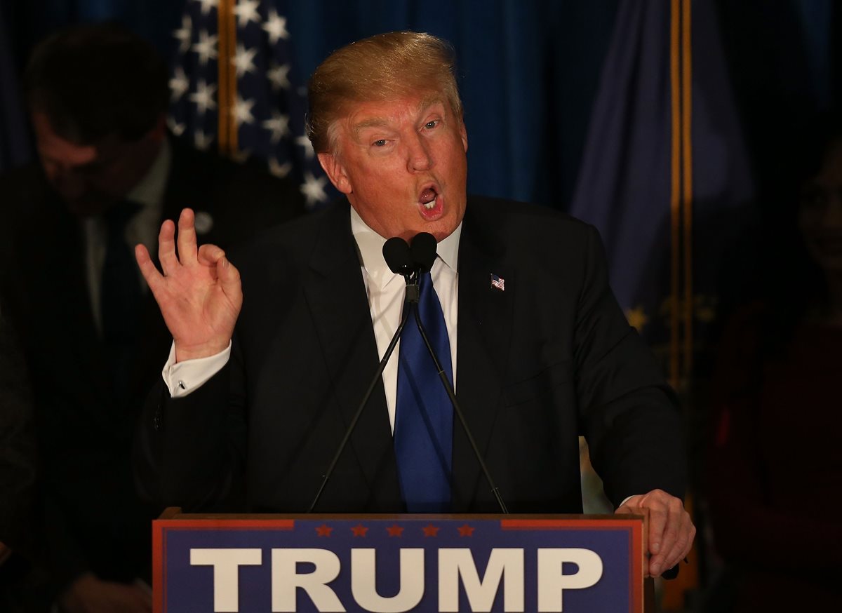 Donald Trump, precandidato republicano. (Foto Prensa Libre: AFP).