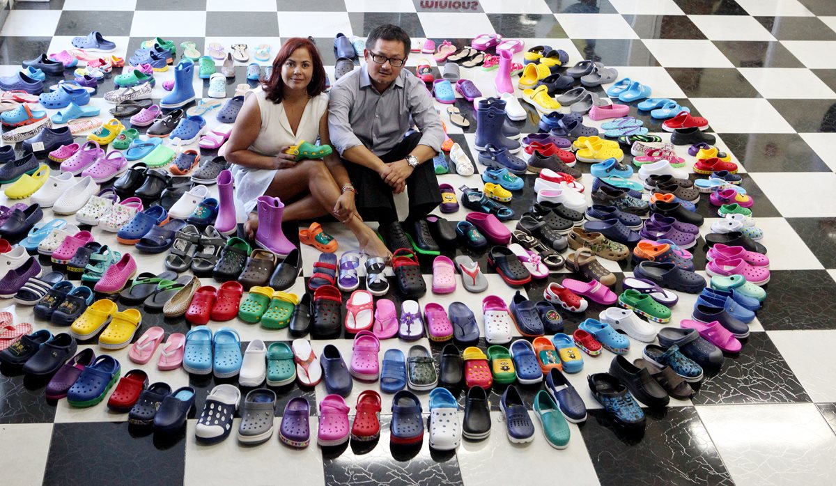 Antonio Wong, gerente general de Evacol, y su esposa Ximena Muñoz, gerente administrativa en la fábrica de Evacol, en Colombia. (Foto Prensa Libre: EFE)