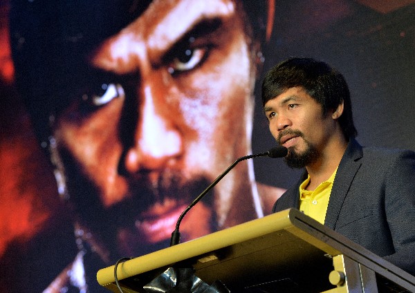 Manny Pacquiao, boxeador filipino. (AFP).