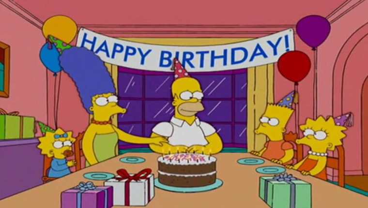 Homero es uno de los personajes más conocidos de la serie Los Simpson y está de cumpleaños. 