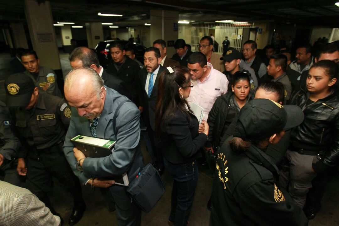 Implicados en casos de corrupción llegan a Tribunales