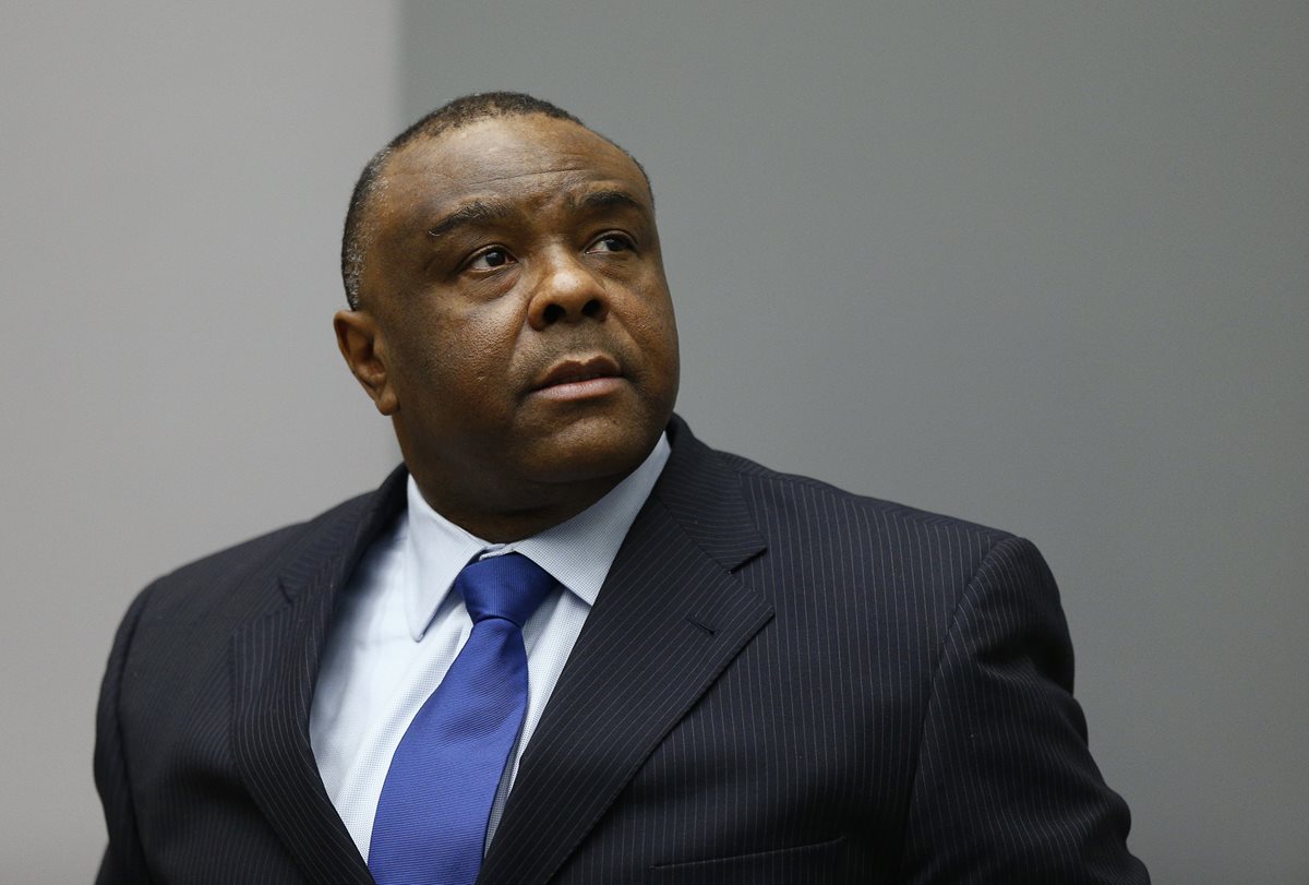 El exlíder congoleño Jean-Pierre Bemba, condenado a 18 años de cárcel. (Foto Prensa Libre: AP)