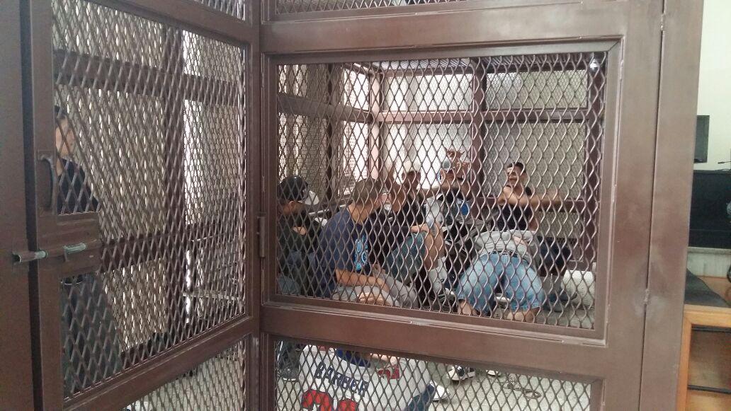 MP pide penas de ocho a 125 años de cárcel contra 19 presuntos integrantes de la Mara Salvatrucha.  (Foto Prensa Libre: Jerson Ramos)
