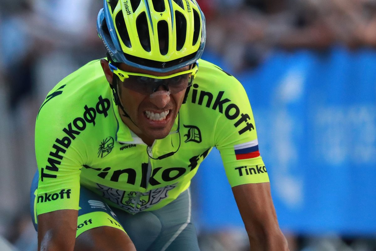 Alberto Contador ganó varios Tour de Francia, Giro de Italia  y en la Vuelta de España, entre otros.  Foto Prensa Libre de archivo: AFP