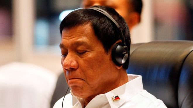 El presidente de Filipinas, Rodrigo Duterte, se disculpó por el insulto que le dirigió a Obama. Reuters