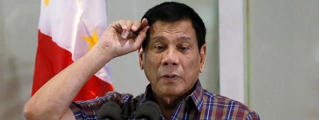 El presidente filipino, Rodrigo Duterte. (Foto Prensa Libre: AP).