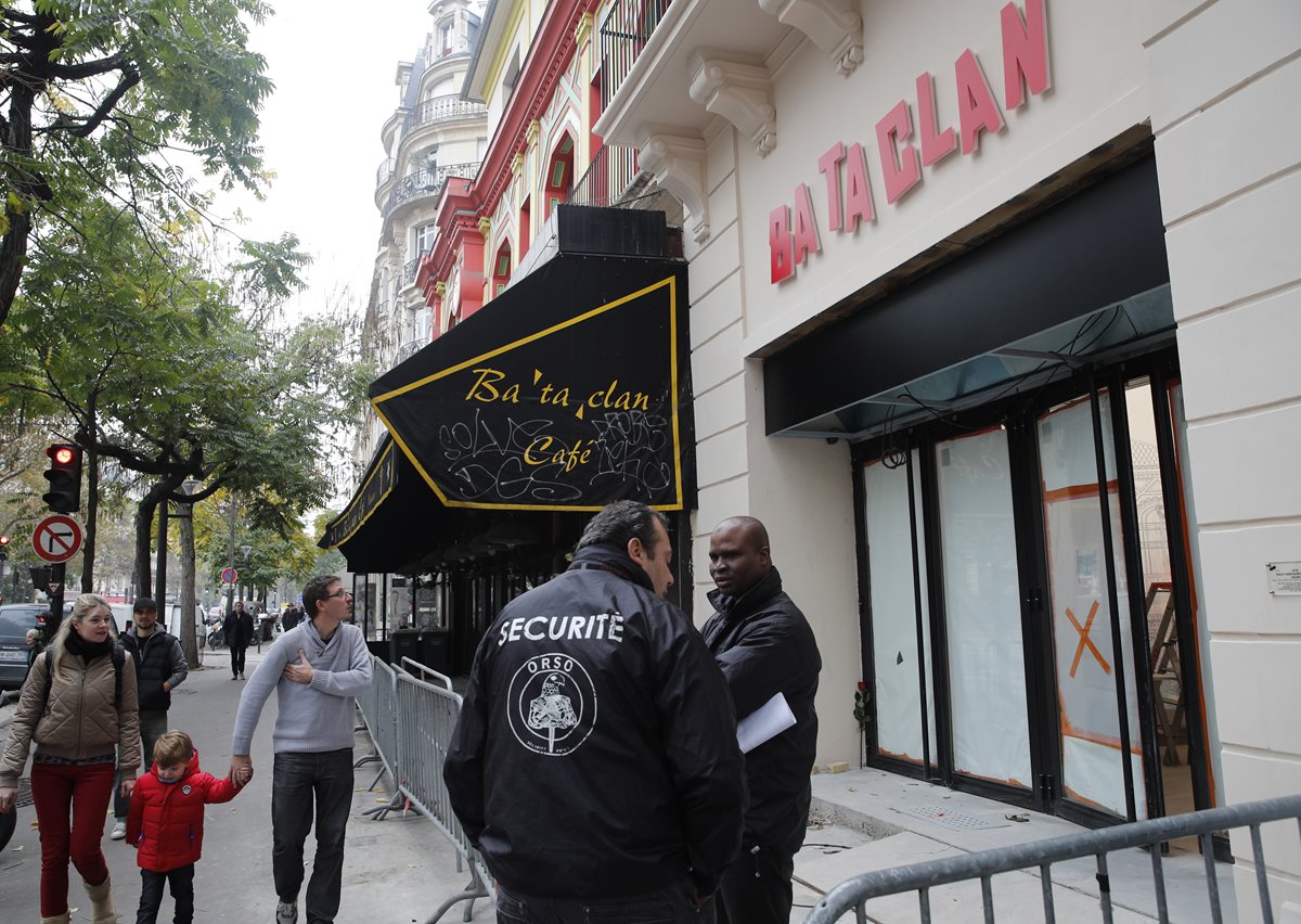 La nueva fachada de la sala de conciertos Bataclan