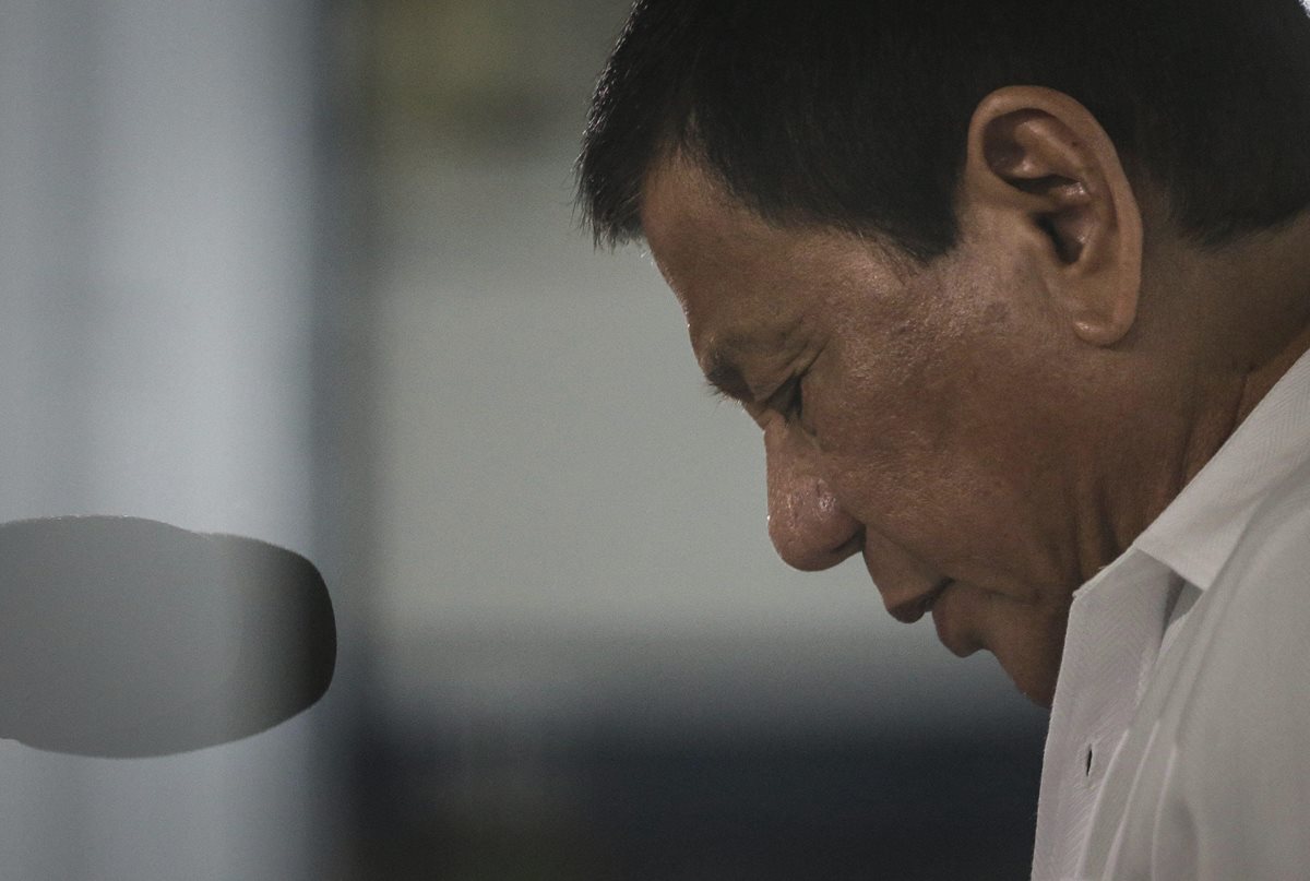 Rodrigo Duterte, presidente de Filipinas. (Foto Prensa Libre: EFE).