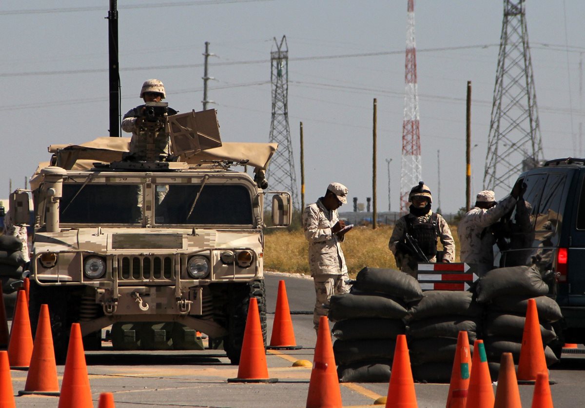 Operaciones militares en el marco de la lucha antidrogas en México. (Foto Prensa Libre: AFP)