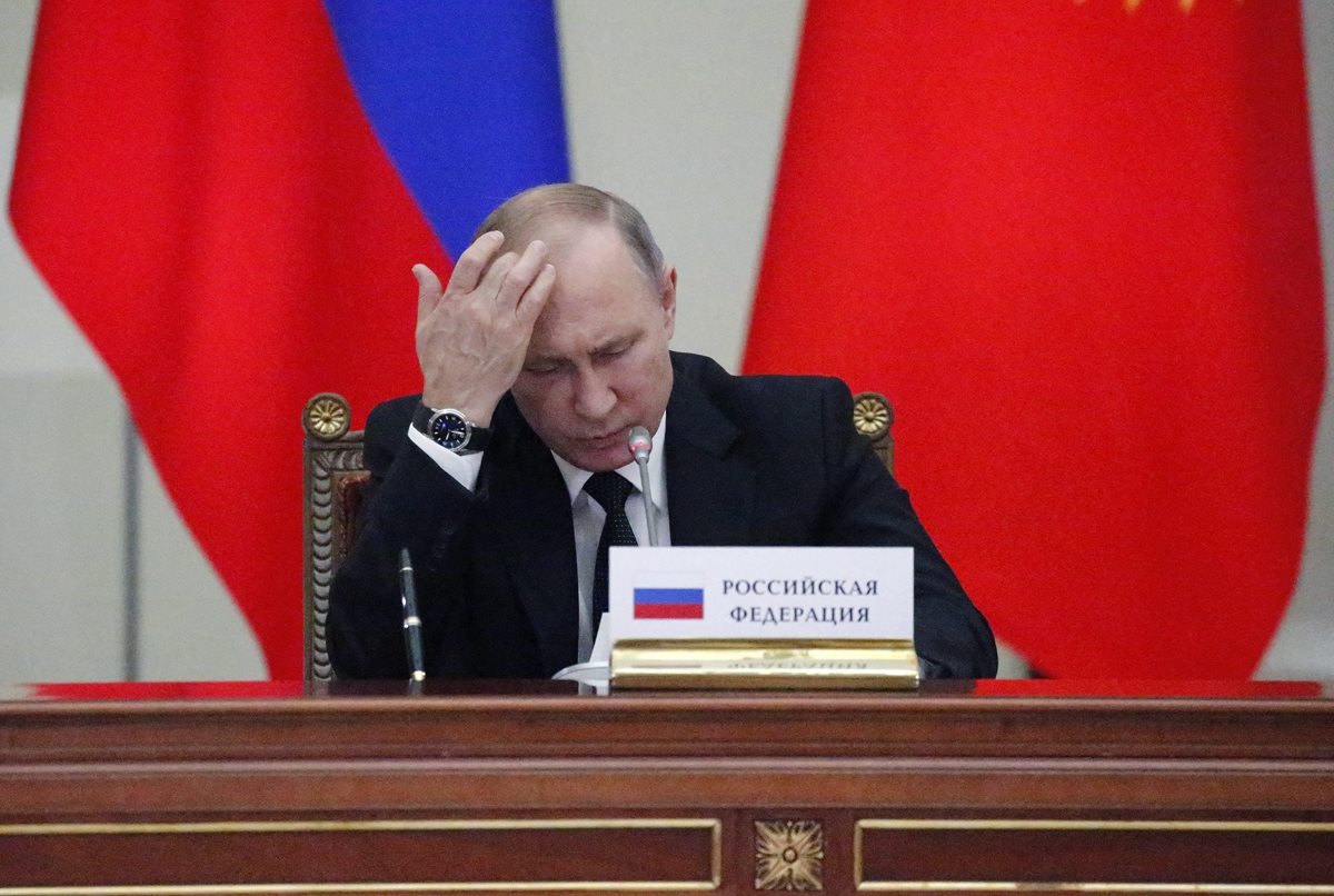 Vladimir Putin, presidente de Rusia, niega intervención de su país en las elecciones de EE. UU. (Foto Prensa Libre: EFE).