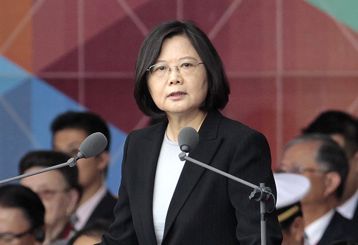 Tsai Ing-wen, presidenta de Taiwán. (Foto Prensa Libre: AP).