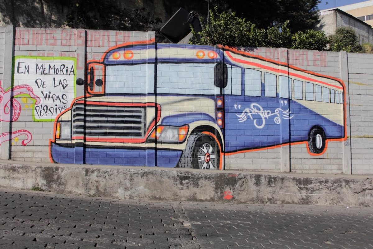 Obra en grafiti creada por artistas urbanos de Xela. (Foto Prensa Libre: María José Longo)