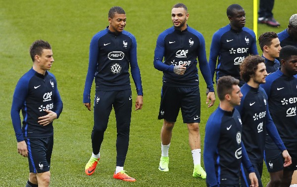 La Selección de Francia enfrentará el martes a España en duelo de preparación. (Foto Prensa Libre: AFP).