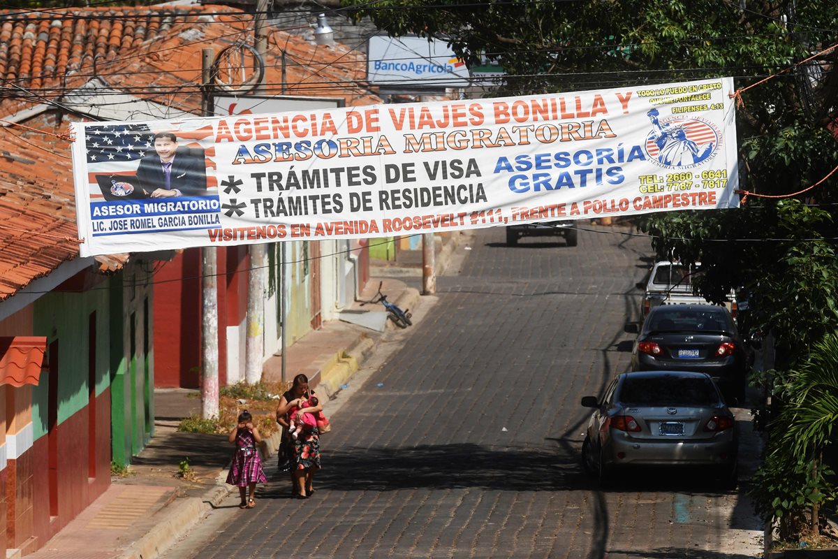 Intipuca, pueblo salvadoreño, ha experimentado gran desarrollo gracias a las remesas. (Foto Prensa Liber: AFP)