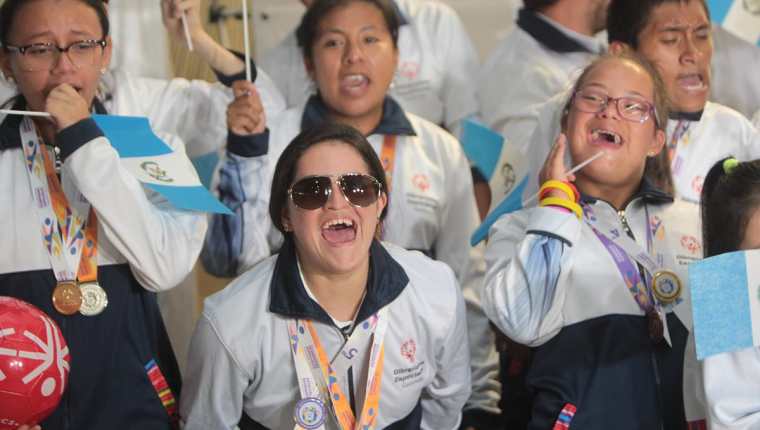 37 medallas consiguieron los atletas de Olimpiadas Especiales que representaron a Guatemala en Panamá. (Foto Prensa Libre: Norvin Mendoza).
