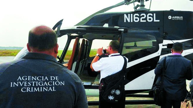 Aterriza en Panamá helicóptero de familia Martinelli vinculado a Odebrecht