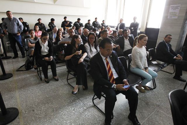 El juez rechazó la petición de 20 procesados en el caso Cooptación de Estado. (Foto Prensa Libre: Paulo Raquec)
