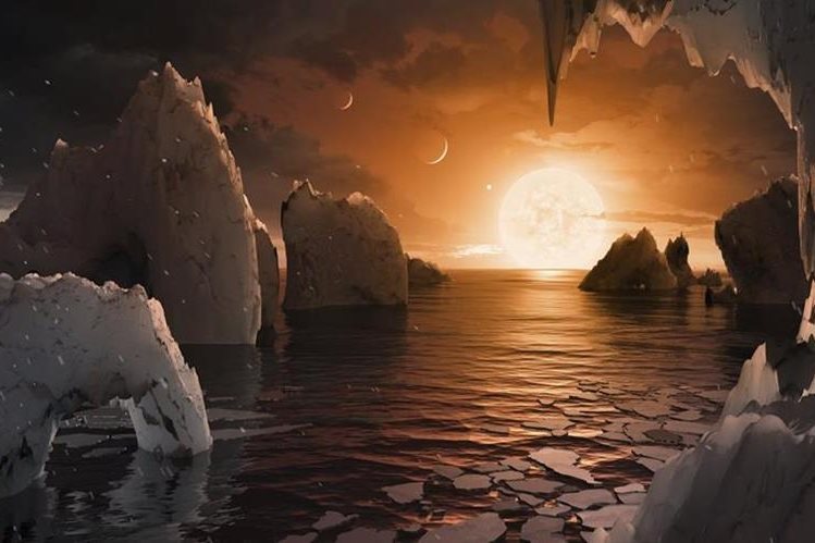 Recreación artística de la Nasa de uno de los exoplanetas que podrían albergar vida. (Foto: Hemeroteca PL)