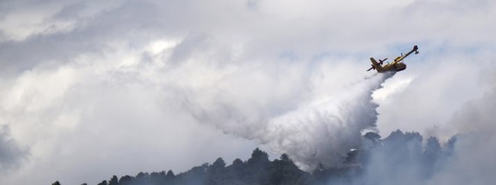 Incendios forestales arrasan en Francia