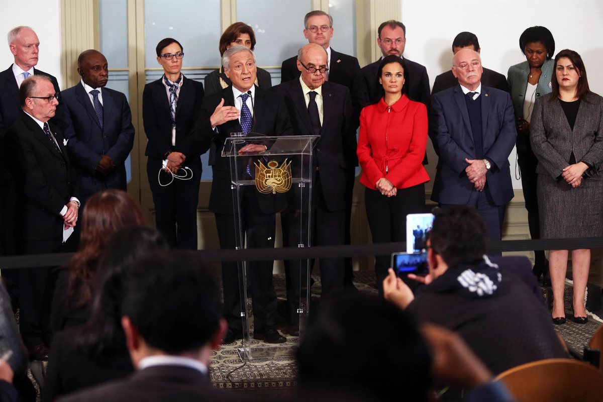 Cancilleres de 12 países latinoamericanos se declaran contra la Constituyente en Venezuela y señalan ruptura democrática en ese país. (Foto Prensa Libre: EFE)