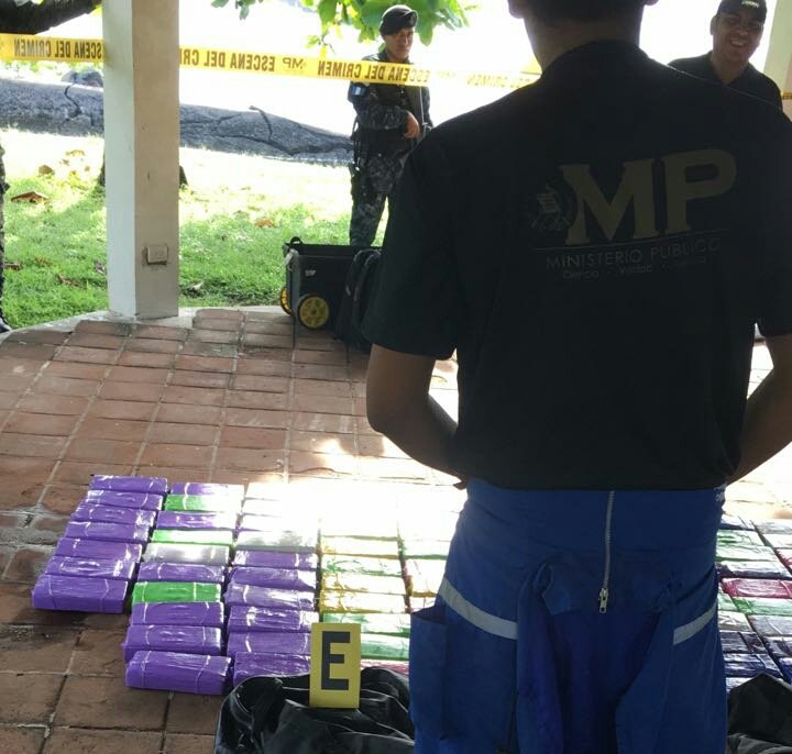 Contabilizan 281 paquetes de droga incautados