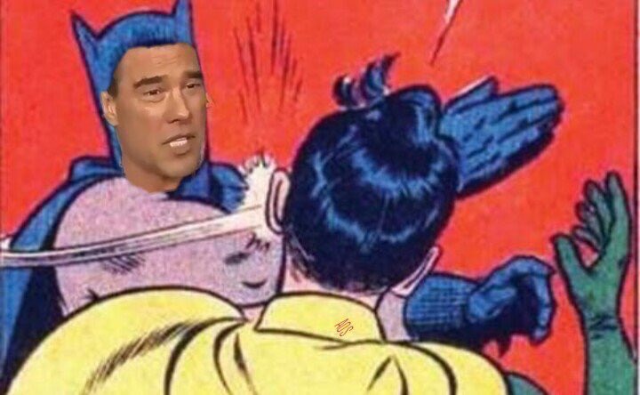 El meme de Batman ya tiene un origen, bromean en las redes sociales (Foto Prensa Libre: Twitter).