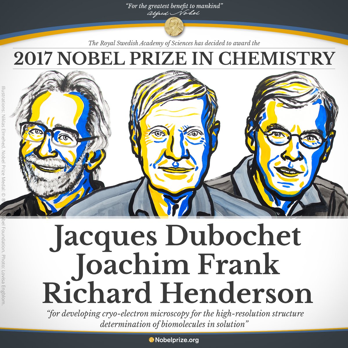 Nobel de Química para los creadores del microscopio crioelectrónico