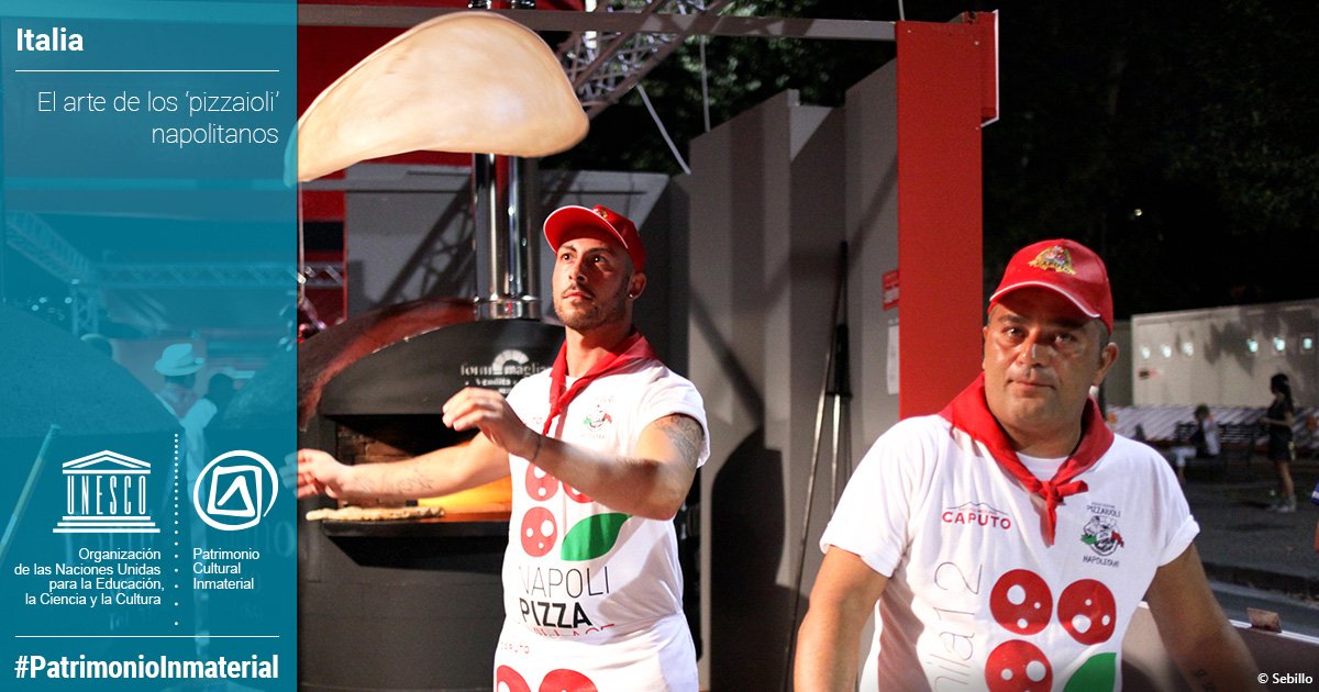 El arte de la pizza napolitana entra en la lista de Patrimonio Inmaterial de la UNESCO