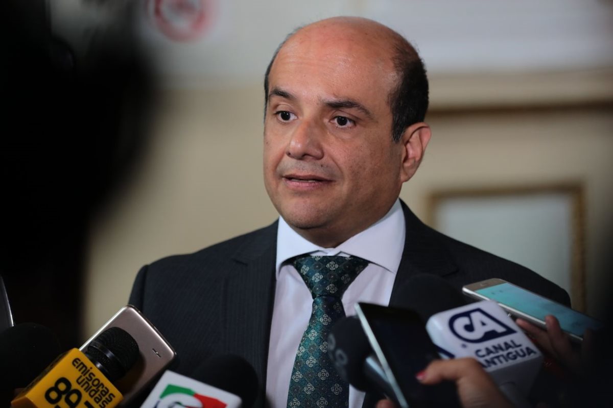 Carloz Rolando Narez Noriega, secretario de Conamigua electo. (Foto Prensa Libre: Álvaro Interiano).