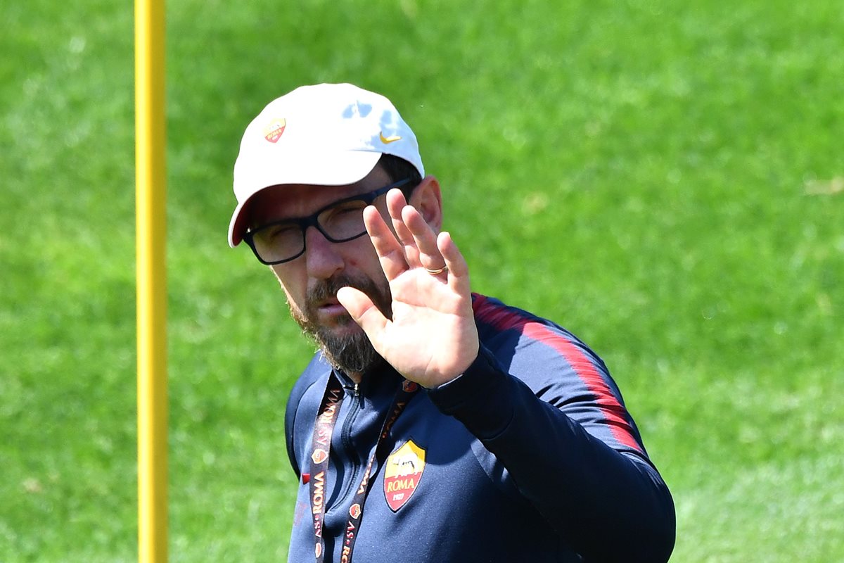 El técnico de la Roma espera dar un primer golpe en el juego de ida de la Liga de Campeones. (Foto Prensa Libre: AFP)