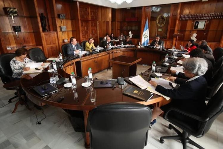 Los magistrados de la CSJ, eligieron a quien sustiruirá a Consuelo Porras como magistrada suplente en la Corte de Constitucionalidad. (Foto Prensa Libre: Paulo Raquec)